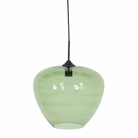 Light & Living - Hanglamp Mayson - Glas Groen - Ø40cm