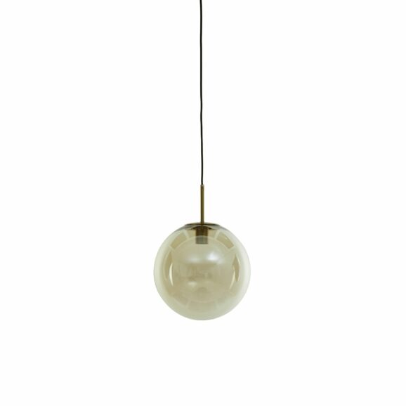 Light & Living - Hanglamp Medina - Glas Amber - Ø30cm