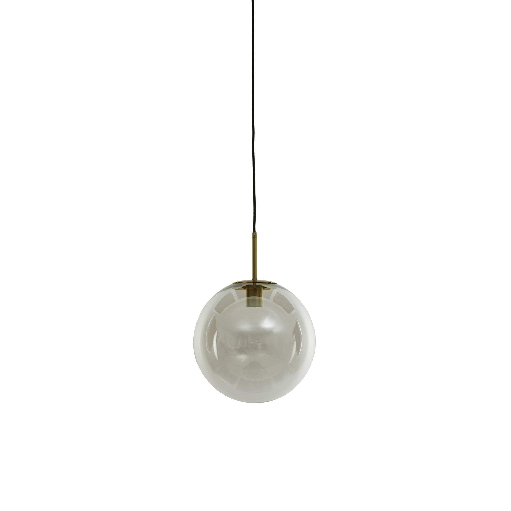 Light & Living Medina brons glas hanglamp (Hoogte: 40 cm)