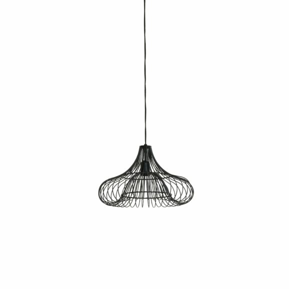 Light & Living - Hanglamp Alette - Zwart - Ø39cm