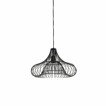 Light & Living - Hanglamp Alette - Zwart - Ø50cm