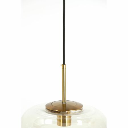 Light & Living - Hanglamp Misty - Smoke Glas - 30x30x37cm
