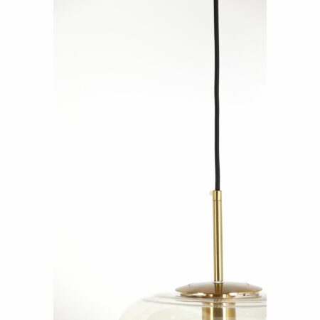 Light & Living - Hanglamp Misty - Smoke Glas - 30x30x37cm