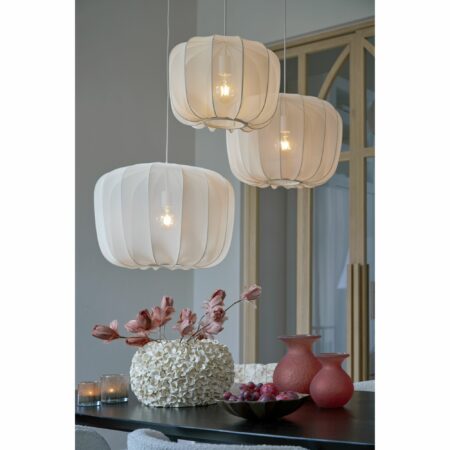 Light & Living - Hanglamp Plumeria - Zand - Ø50cm