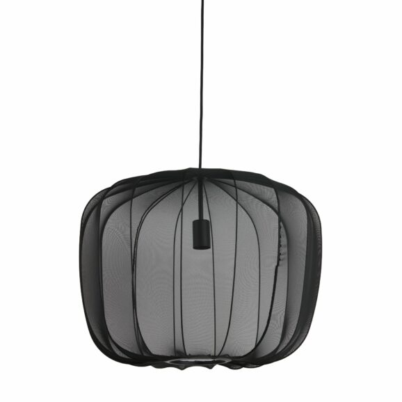 Light & Living - Hanglamp Plumeria - Zwart - Ø60cm