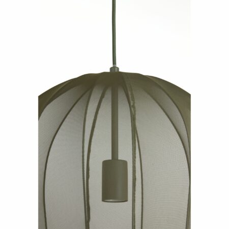 Light & Living - Hanglamp Plumeria - Donkergroen - Ø42cm