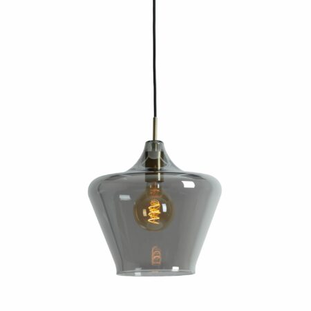 Light & Living - Hanglamp Solly - Smoke Glas - Ø30cm