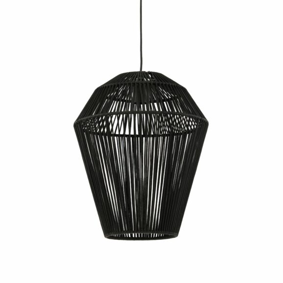 Light & Living - Hanglamp Deya - Zwart - Ø38cm