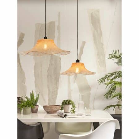 GOOD&MOJO - Hanglamp Ibiza - Bamboe - 50x50x15cm