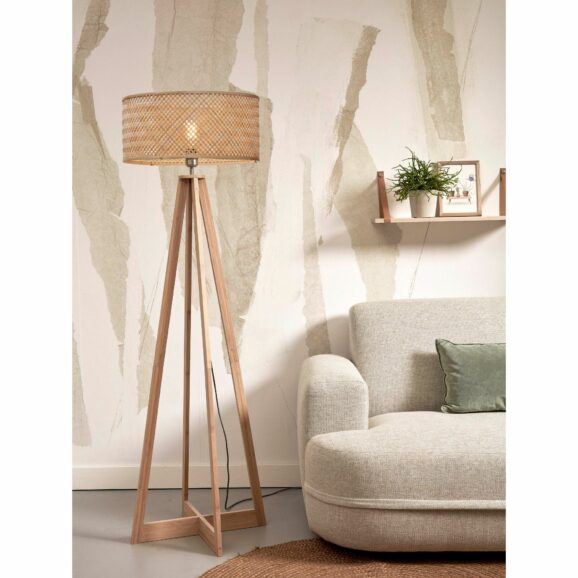 GOOD&MOJO - Vloerlamp Java - Bamboe - 50x50x145cm