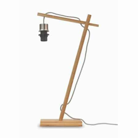 GOOD&MOJO - Tafellamp Java - Bamboe/Zwart - 30x18x46cm