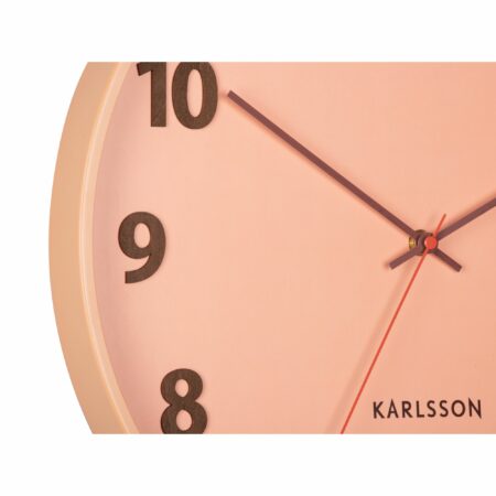 Karlsson - Wandklok Summertime - Oranje - Ø40cm