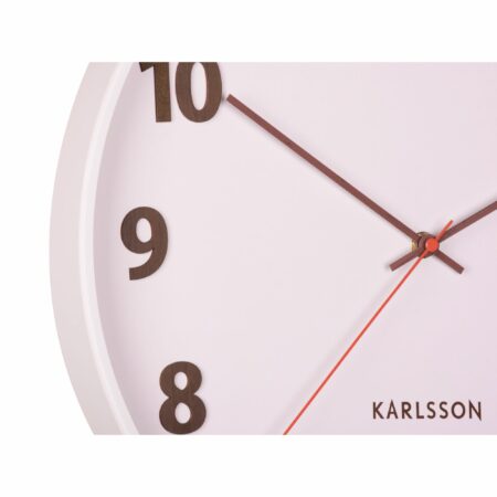 Karlsson - Wandklok Summertime - Roze - Ø40cm