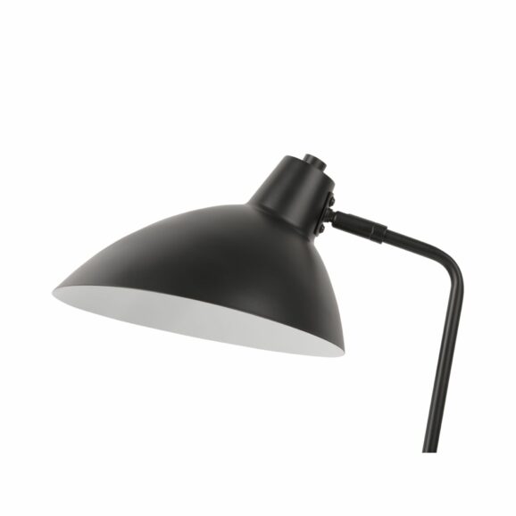 Leitmotiv - Tafellamp Casque - Zwart - 180x32x49cm
