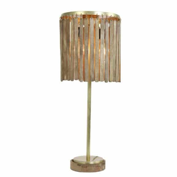 Light & Living - Tafellamp Gularo - Hout - Ø30cm