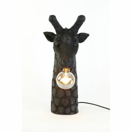 Light & Living - Tafellamp Giraffe - Zwart - 33x25x54cm