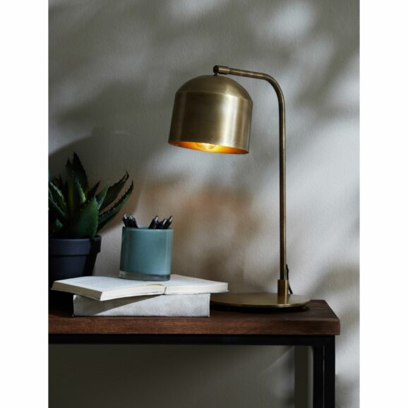 Light & Living - Bureaulamp Aleso - Antiek Brons - Ø20cm
