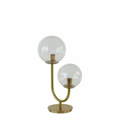 Light & Living - Tafellamp Magdala - Glas/Goud - 2L