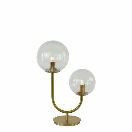 Light & Living - Tafellamp Magdala - Glas/Goud - 2L