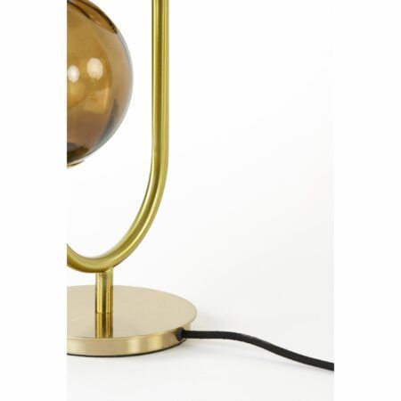 Light & Living - Tafellamp Magdala - Bruin/Goud - 2L