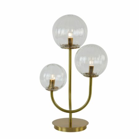 Light & Living - Tafellamp Magdala - Glas/Goud - 3L