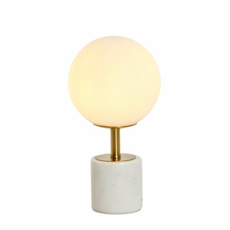 Light & Living - Tafellamp Medina - Wit - Ø20cm