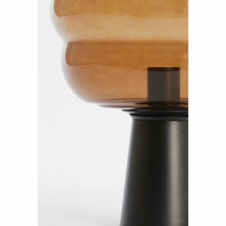 Light & Living - Tafellamp Misty - Bruin/Zwart - 30x30x46cm