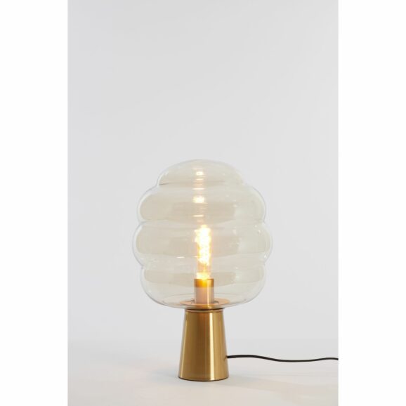 Light & Living - Tafellamp Misty - Amber/Goud - 30x30x46cm
