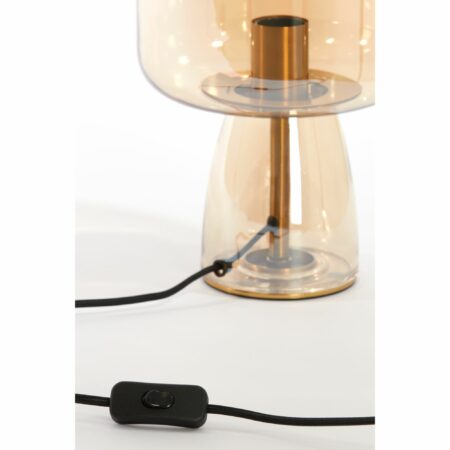 Light & Living - Tafellamp Lotta - Oranje - Ø21cm