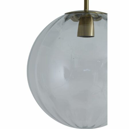 Light & Living - Hanglamp Magdala - Smoke Glas - Ø30cm