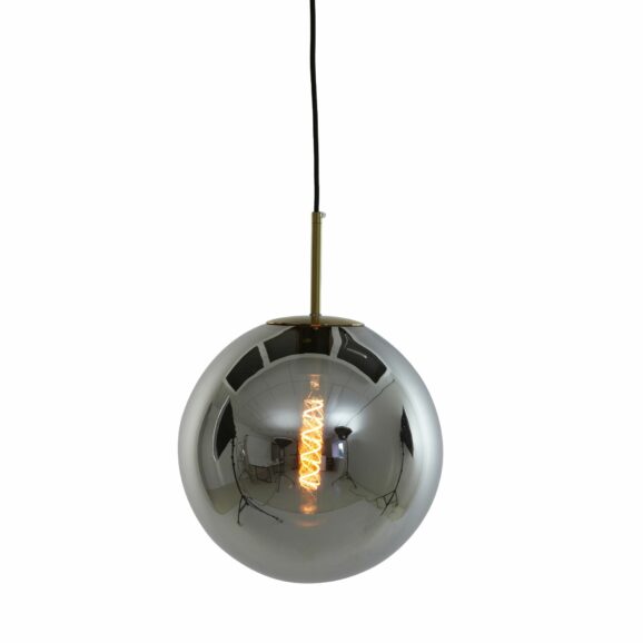 Light & Living - Hanglamp Medina - Smoke Glas - Ø40cm