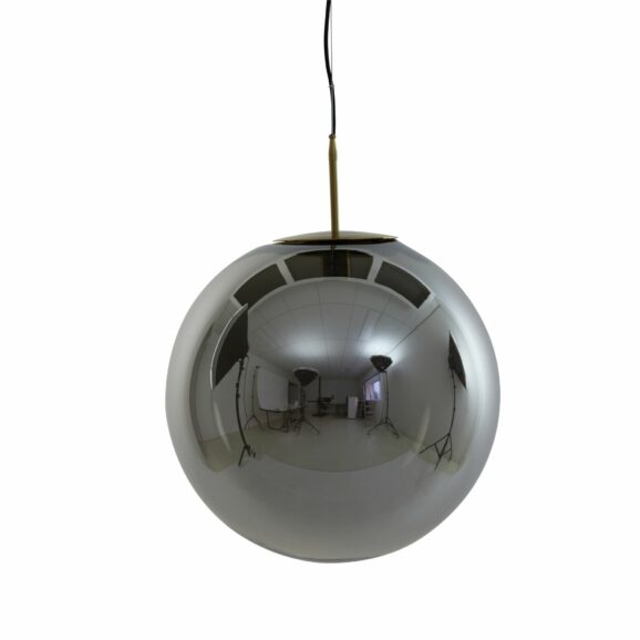Light & Living - Hanglamp Medina - Smoke Glas - Ø48cm