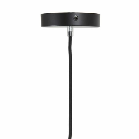 Light & Living - Hanglamp Misty - Bruin - 30x30x37cm