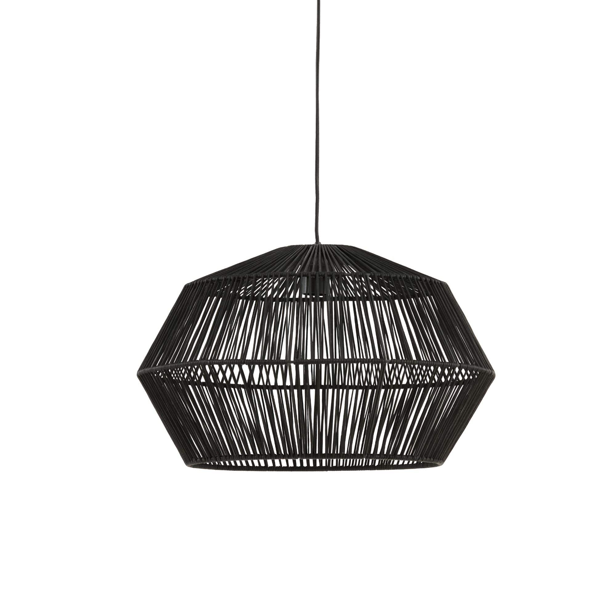 Light & Living - Hanglamp Deya - Zwart - Ø49cm