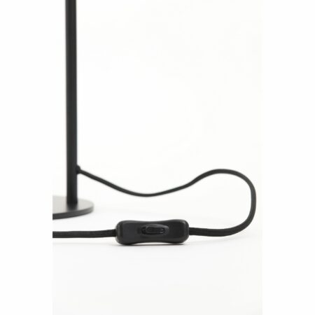 Light & Living - Tafellamp Mette - Zwart - 24x20x43cm