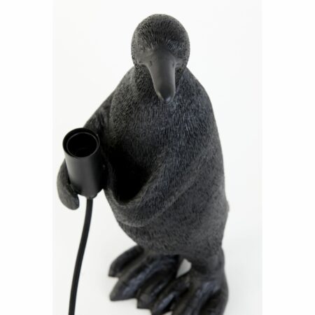 Light & Living - Tafellamp Penguin - Zwart - 21x17x41cm