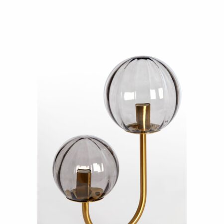 Light & Living - Tafellamp Magdala - Grijs - 33x18x43cm