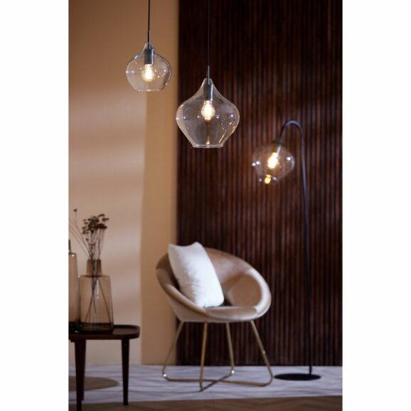 Light & Living - Hanglamp Rakel - Zwart - Ø27cm