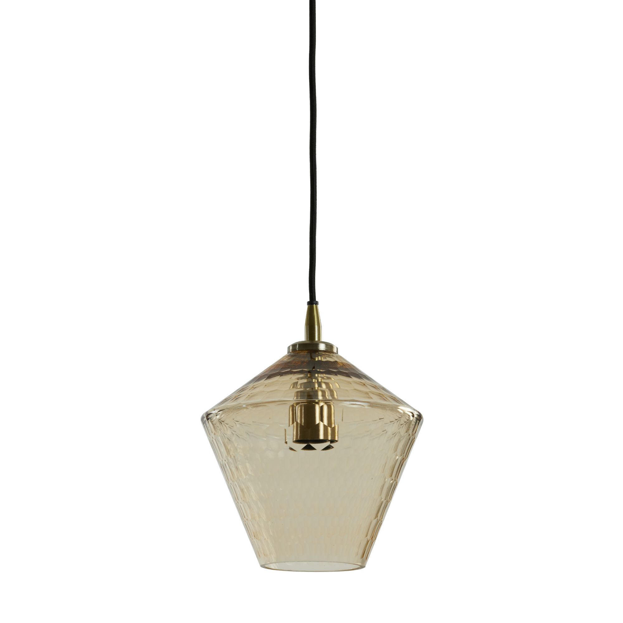 Light & Living Hanglamp 'Delila' 20cm, kleur Amber