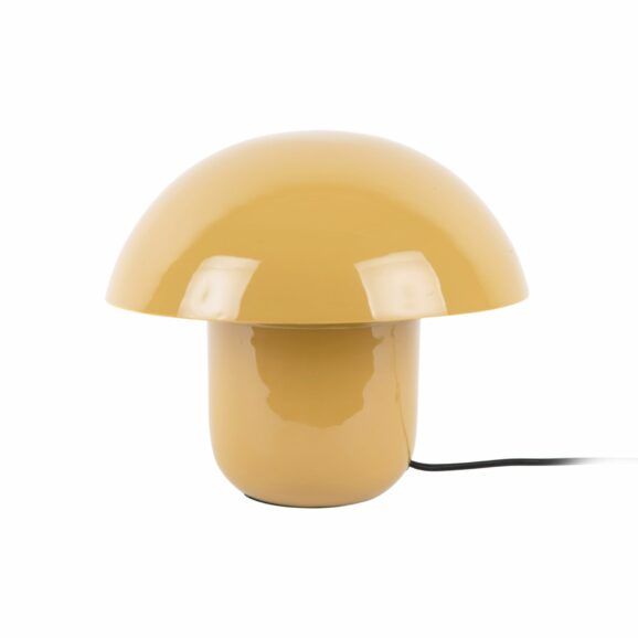 Leitmotiv - Tafellamp Fat Mushroom - Geel - 29x29x25cm