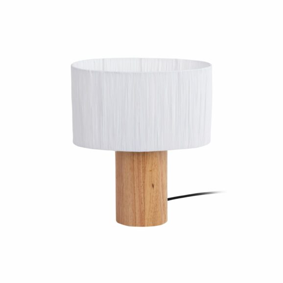 Leitmotiv - Tafellamp Sheer Oval - Wit - Ø21cm