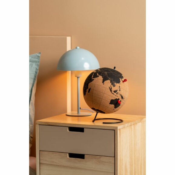 Present Time - Ornament World Globe Large - Zwart - Ø20cm