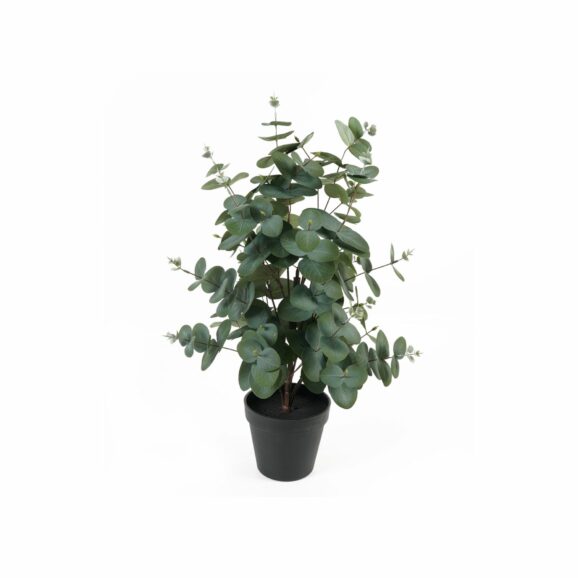 Present Time - Kunstplant Eucalyptus Leaf - Groen - 25x25x54cm