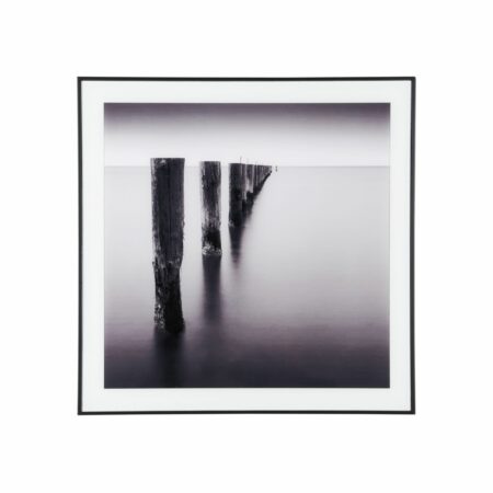 Present Time - Wanddecoratie Poles in Water Medium - Zwart - 2x50x50cm
