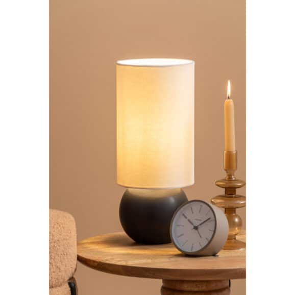 Leitmotiv - Tafellamp Alma Ball - Zwart - Ø16cm