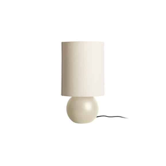 Leitmotiv - Tafellamp Alma Ball - Wit - Ø16cm