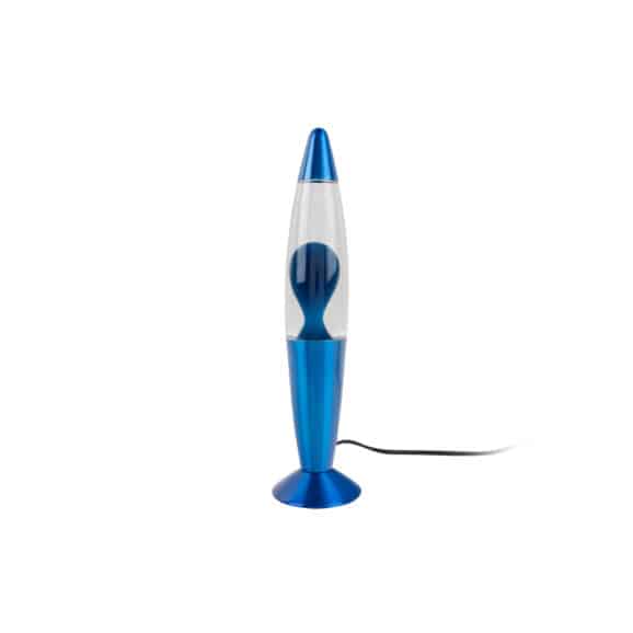 Leitmotiv - Tafellamp Funky Rocket Lava - Blauw - Ø8.6x35.5cm