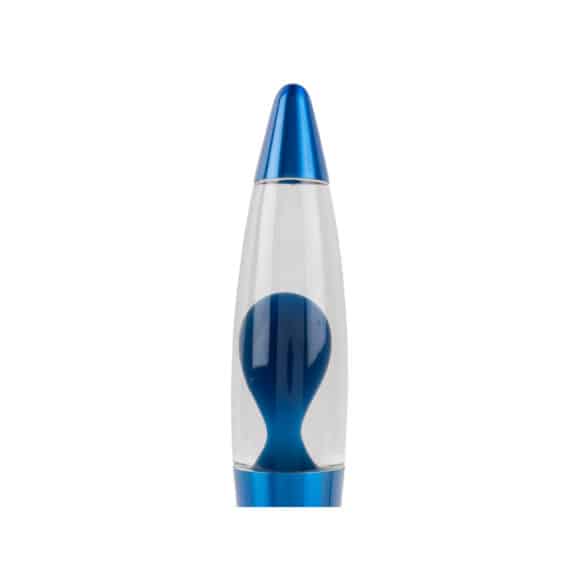 Leitmotiv - Tafellamp Funky Rocket Lava - Blauw - Ø8.6x35.5cm