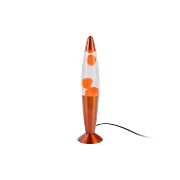 Leitmotiv - Tafellamp Funky Rocket Lava - Oranje - Ø8.6x35.5cm