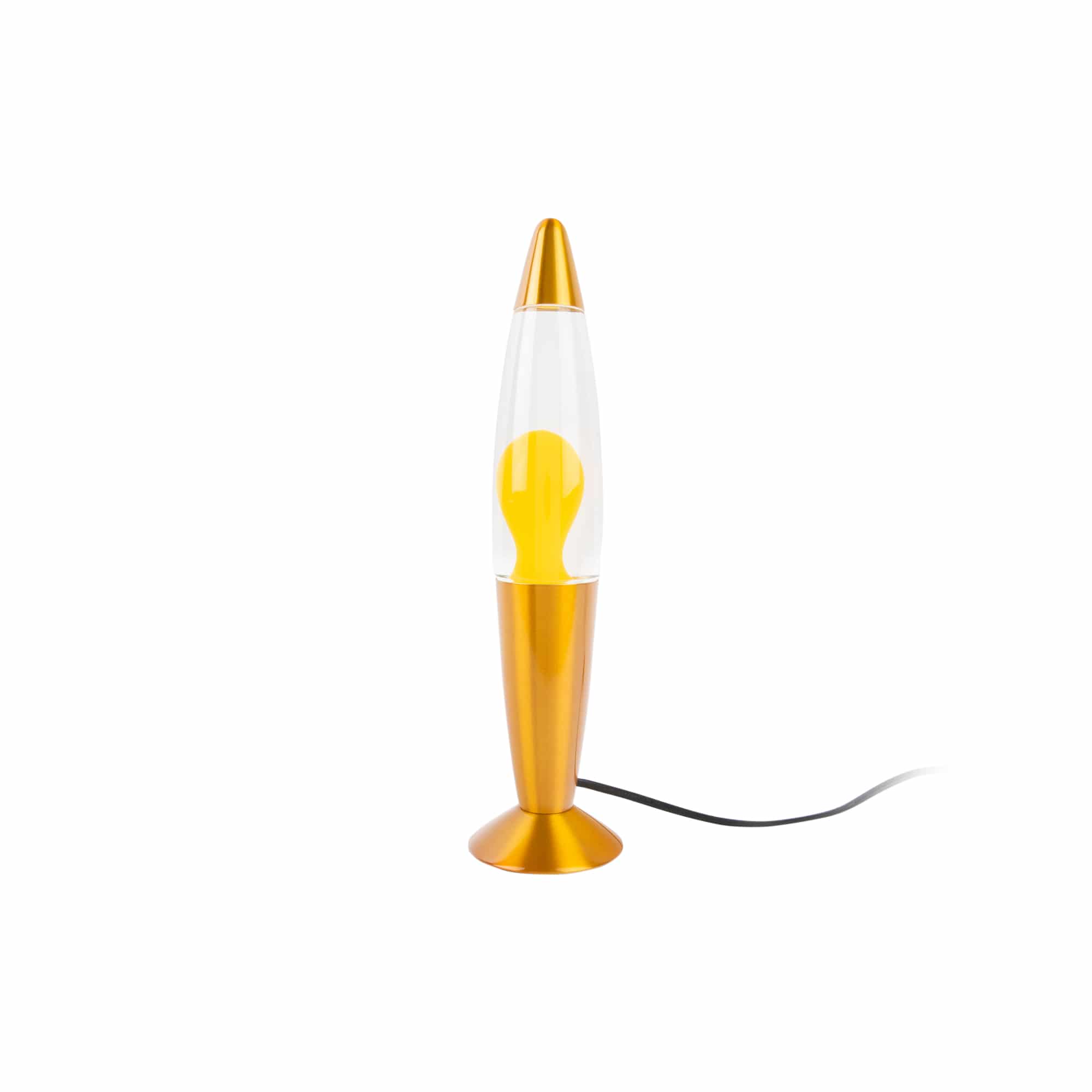 Leitmotiv - Tafellamp Funky Rocket Lava - Geel - Ø8.6x35.5cm